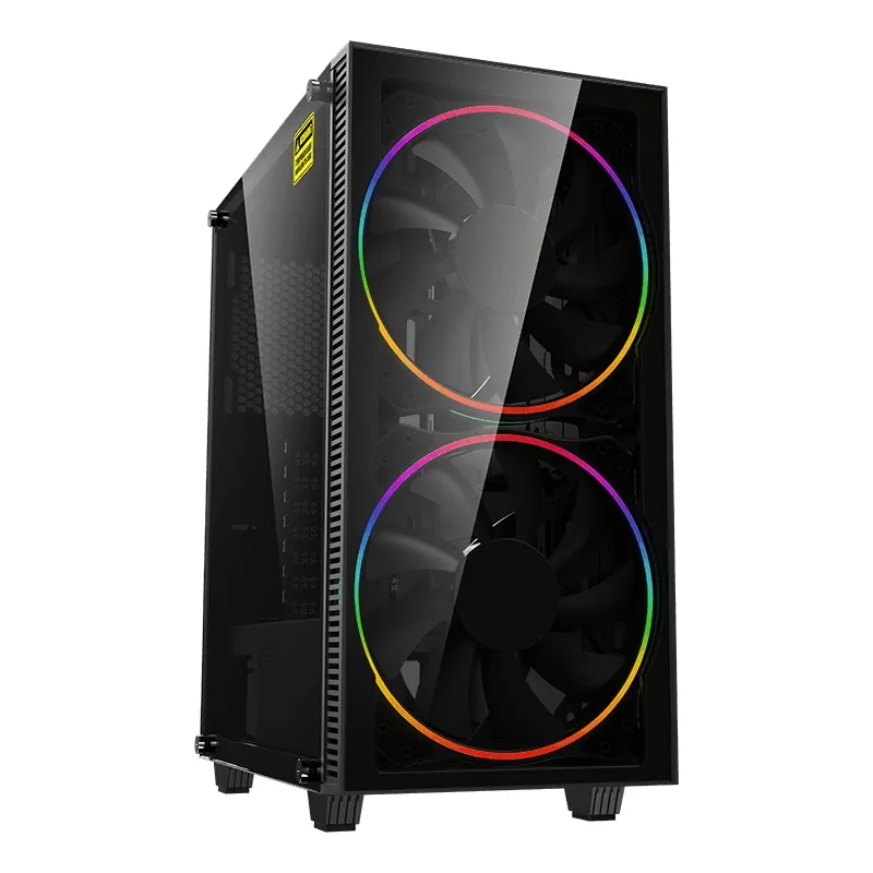Carcasă PC Gamemax Black Hole, Midi-Tower, ATX, Negru
