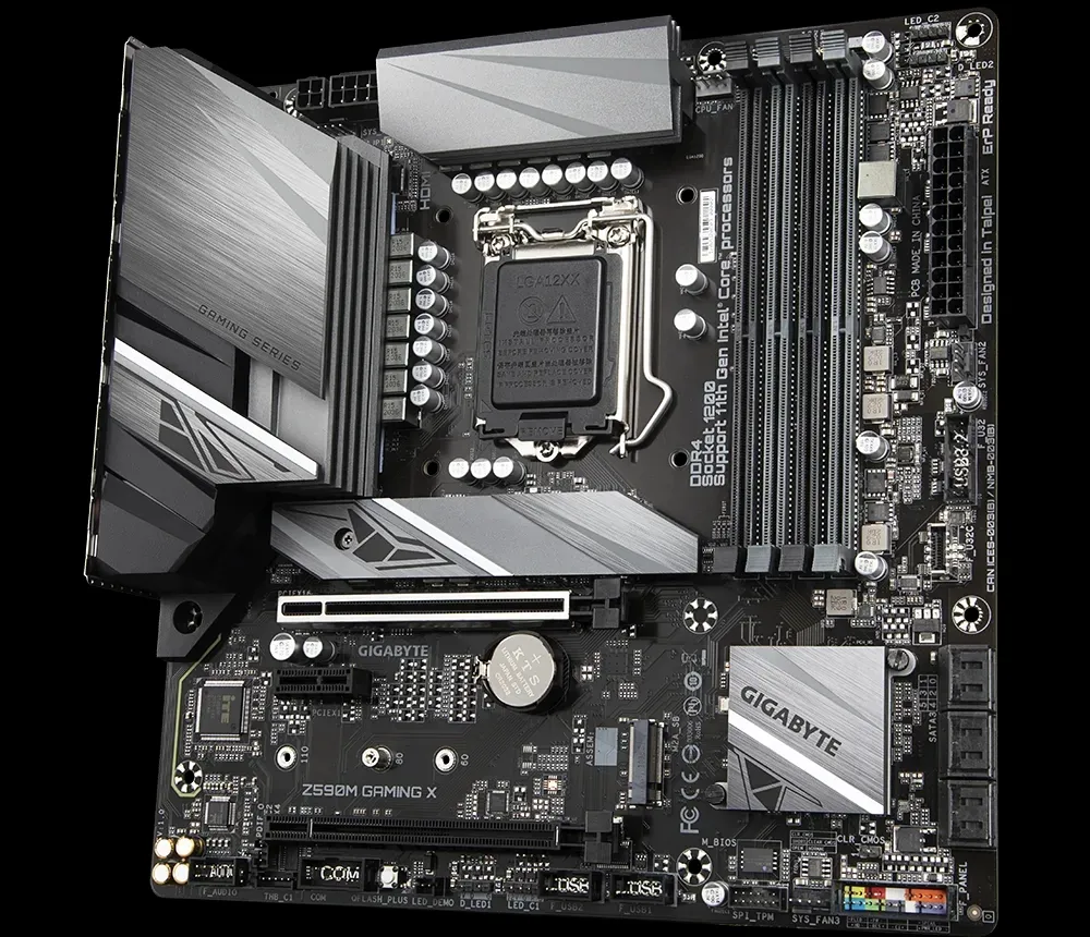 Placă de bază Gigabyte Z590M GAMING X, LGA1200, Intel Z590, Micro-ATX