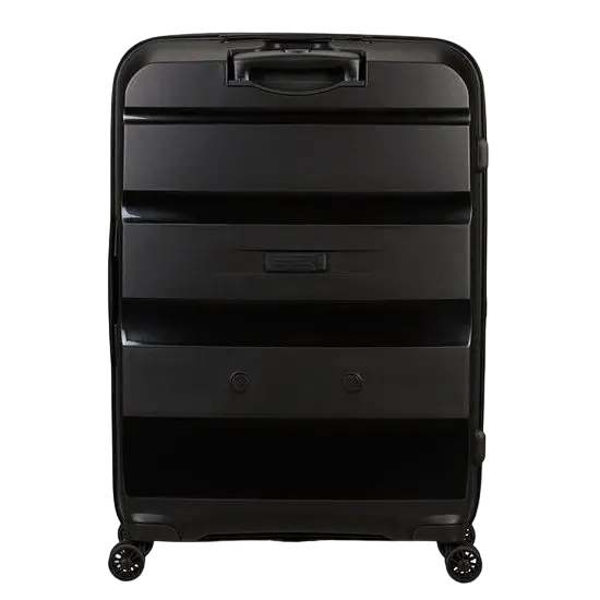 Valiza American Turister BON AIR DLX pe 4 roti 75/28 TSA EXP negru