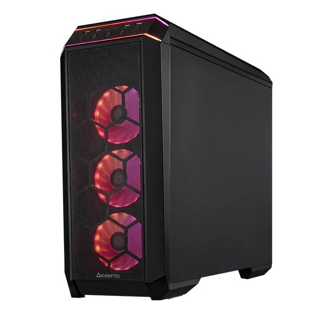Carcasă PC Chieftec GP-03B-OP, Midi-Tower, ATX, Negru