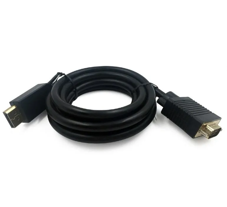 Cablu Video Cablexpert CCP-DPM-VGAM-5M, DisplayPort (M) - VGA D-Sub (M), 5m, Negru
