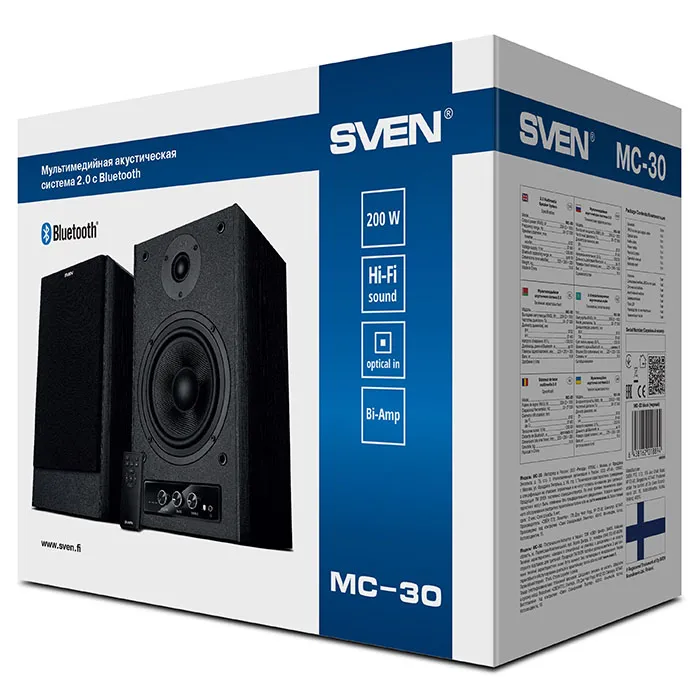 Boxe pentru calculator 2.0 SVEN MC-30, Negru