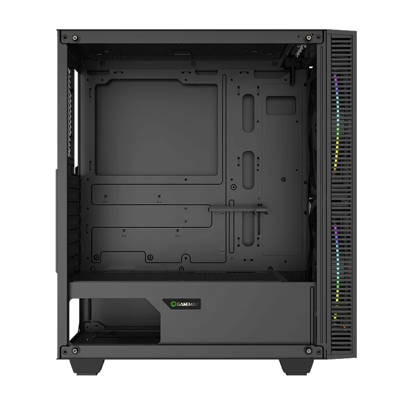 Carcasă PC Gamemax Black Hole, Midi-Tower, ATX, Negru