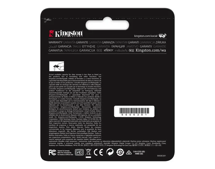 256GB  SDXC Card (Class 10) UHS-I , U3, Kingston Canvas React 