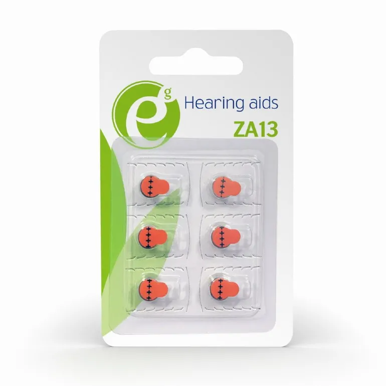 ZA13, Blister*6, Energenie, EG-BA-ZA13-01, 5.4x7.9mm, 255mAh