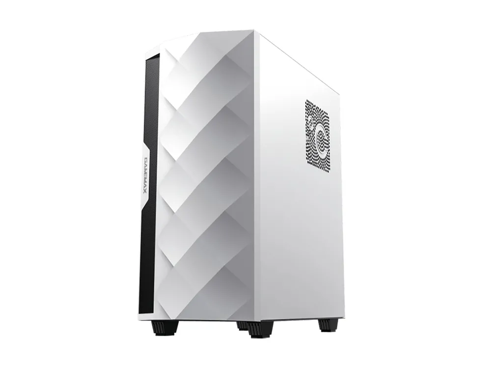 Carcasă PC Gamemax Diamond COC, Midi-Tower, ATX, Alb