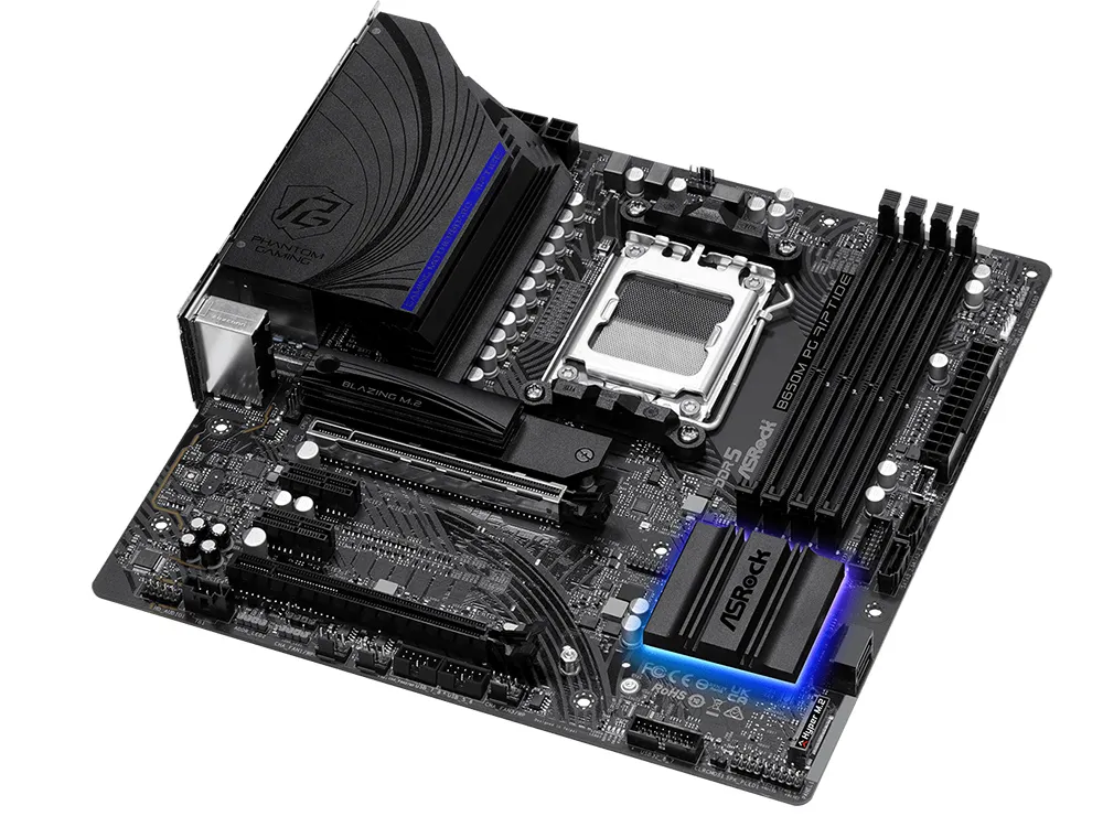 Placă de bază ASRock B650M PG RIPTIDE, AM5, AMD B650, Micro-ATX