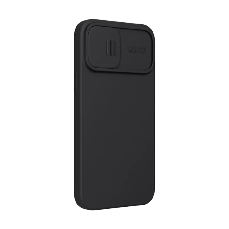 Husă Nillkin iPhone 13 Pro Max, CamShield Silky Silicone, Elegant Black