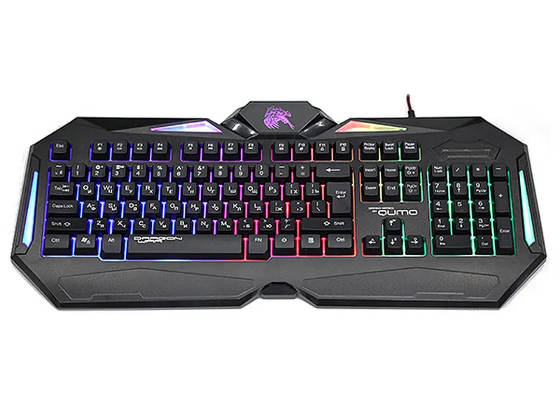 Tastatură QUMO Spirit, Cu fir, Negru
