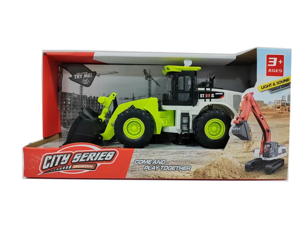 Buldozer cu inertie cu lumini