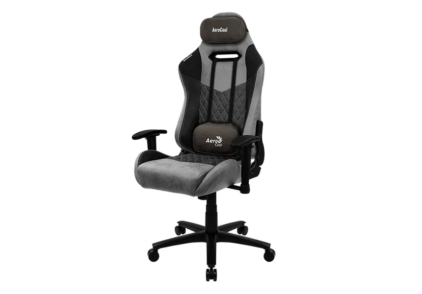 Gaming Chair AeroCool DUKE Ash Black, User max load up to 150kg / height 165-180cm
