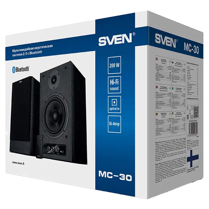 Boxe pentru calculator 2.0 SVEN MC-30, Negru