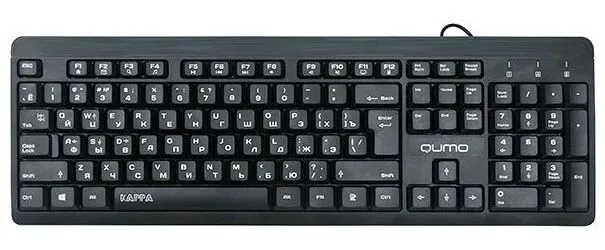Tastatură QUMO Kappa, Cu fir, Negru