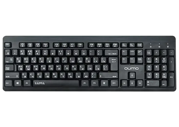 Tastatură QUMO Kappa, Cu fir, Negru