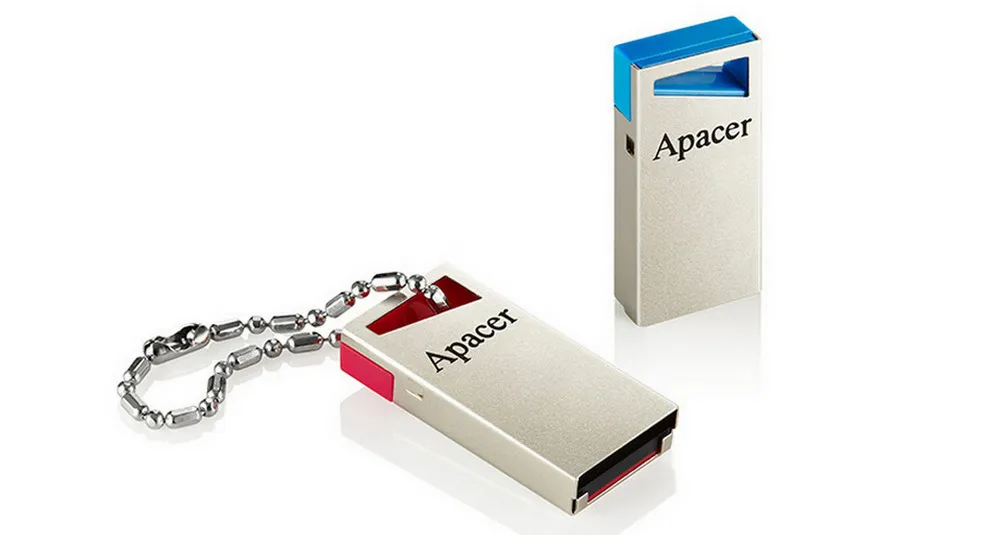 Memorie USB Apacer AH155, 64GB, Argintiu/Albastru