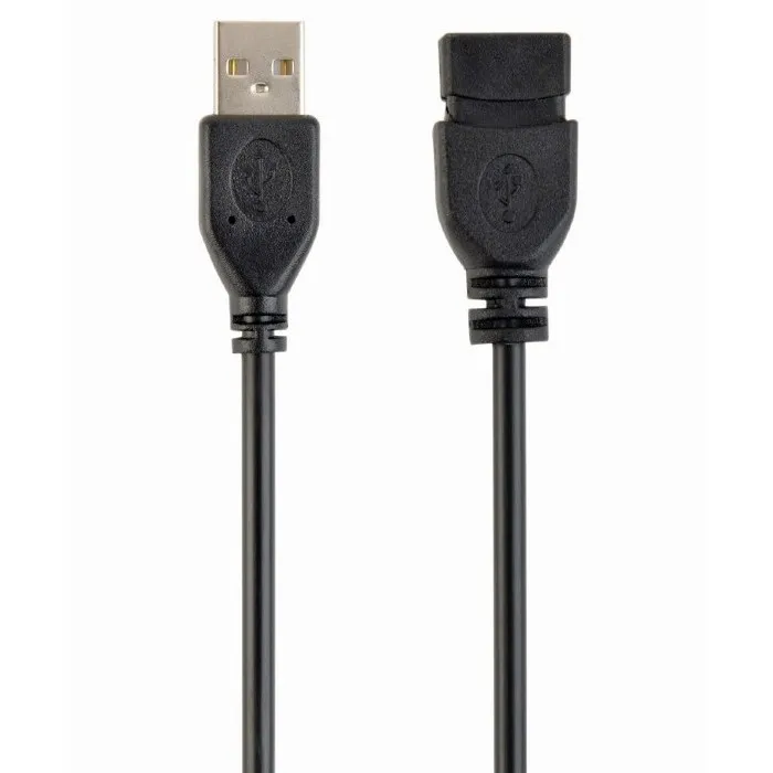 Cablu prelungitor Cablexpert CCP-USB2-AMAF-15C, USB Type-A/USB Type-A (F), 4,5m, Negru