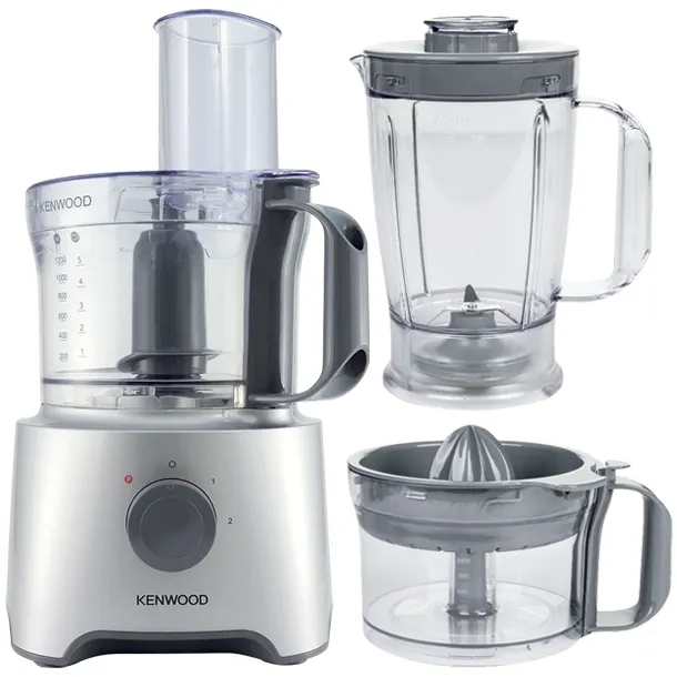 Robot de bucătărie Kenwood Multipro Compact FDP302SI, Argintiu