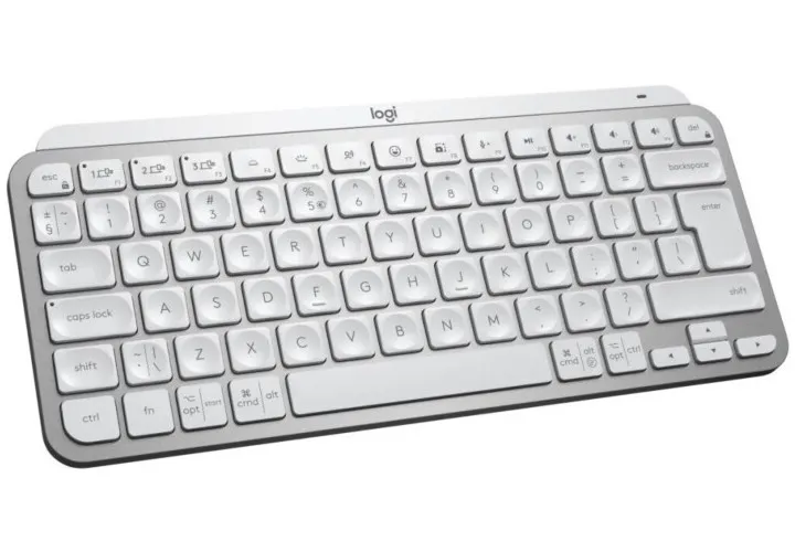 Tastatură Logitech MX Mechanical Mini for Mac, Fără fir, Pale Gray