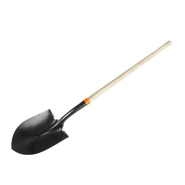 Lopata ascutita din otel cu maner din lemn WOKIN 1470 mm