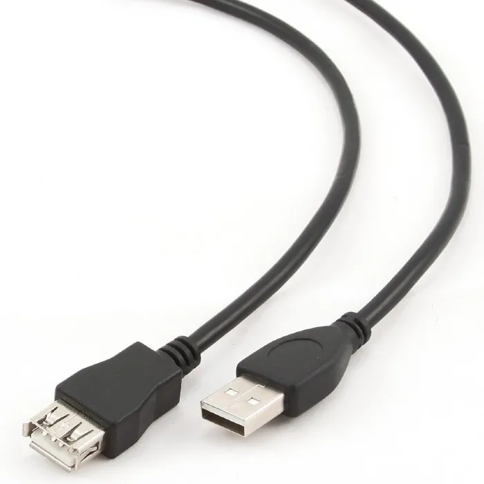 Cablu prelungitor Cablexpert CCP-USB2-AMAF-15C, USB Type-A/USB Type-A (F), 4,5m, Negru
