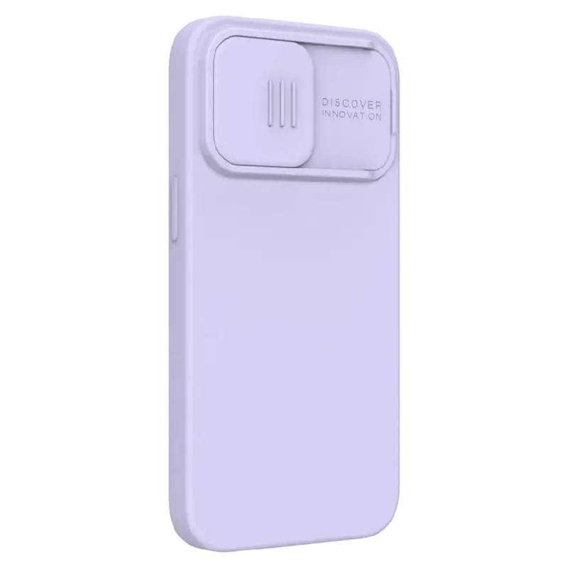 Husă Nillkin iPhone 13 Pro Max, CamShield Silky Silicone, Misty Purple