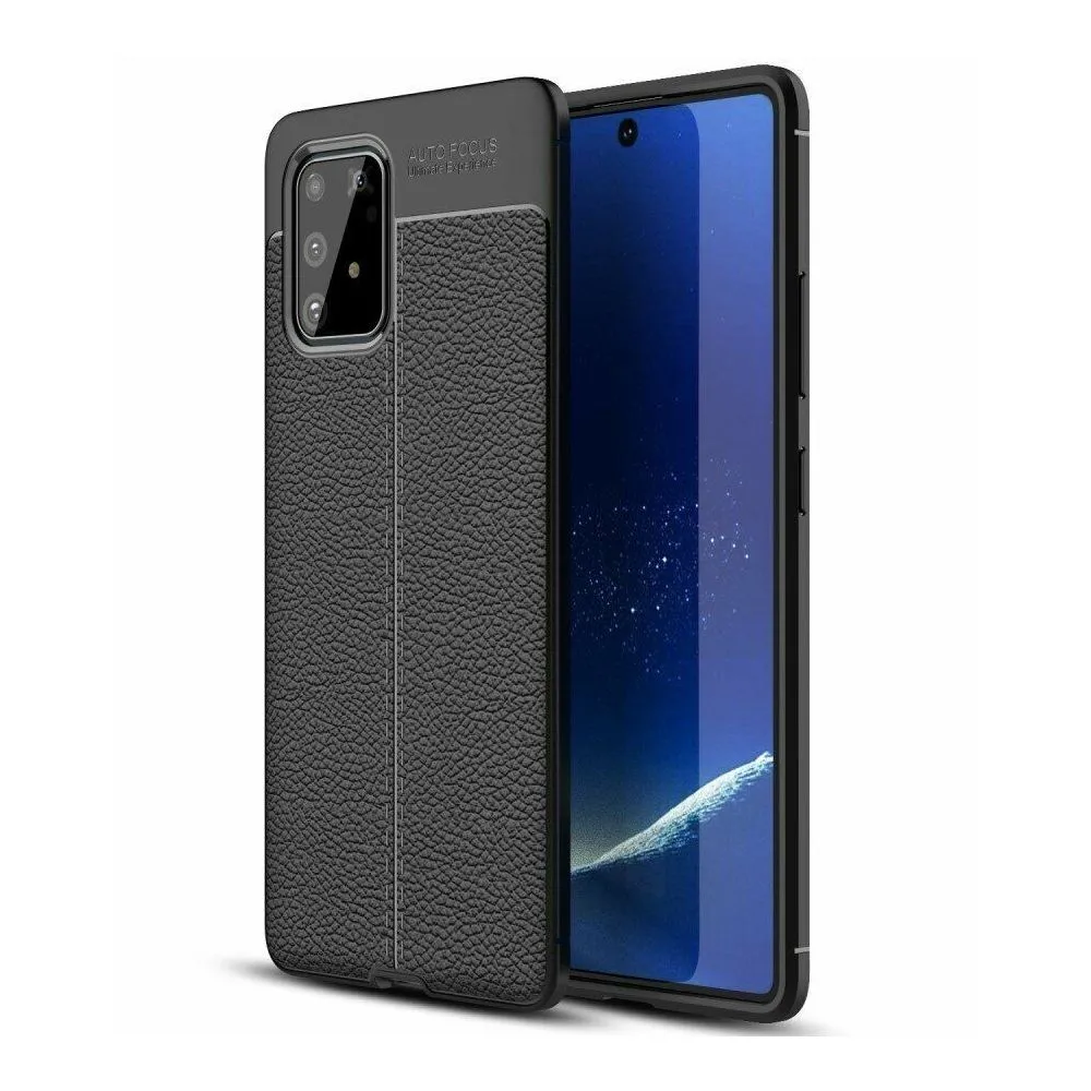 Husă Xcover Galaxy A52 - Leather, Negru