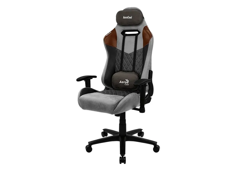 Gaming Chair AeroCool DUKE Tan Grey, User max load up to 150kg / height 165-180cm