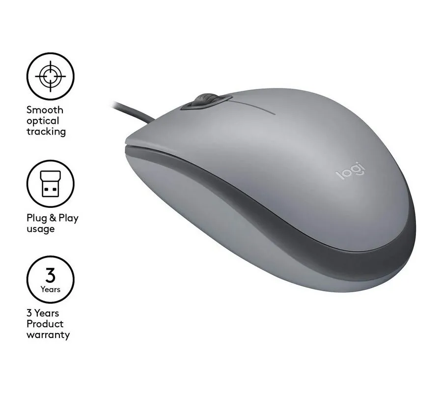 Mouse Logitech M110, Gri