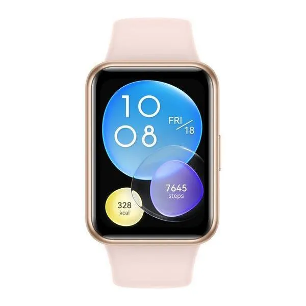 HUAWEI WATCH FIT 2, Sakura Pink, Silicone Strap