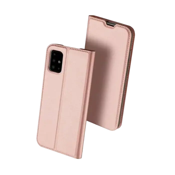 Husă tip carte Xcover Galaxy A71 - Soft Book, Roz
