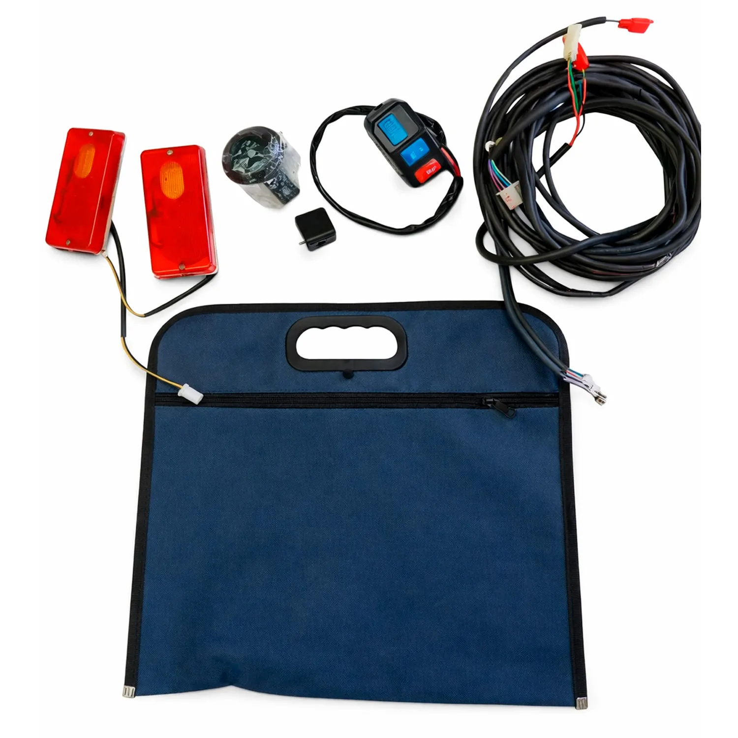 Set complet de lumini la remorca pentru motocultoare