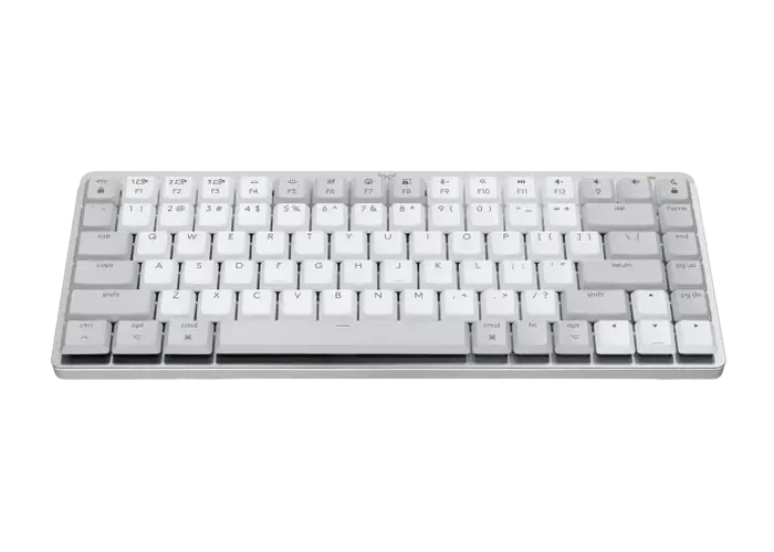 Tastatură Logitech MX Mechanical Mini for Mac, Fără fir, Pale Gray