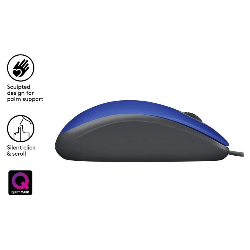 Mouse Logitech M110, Albastru
