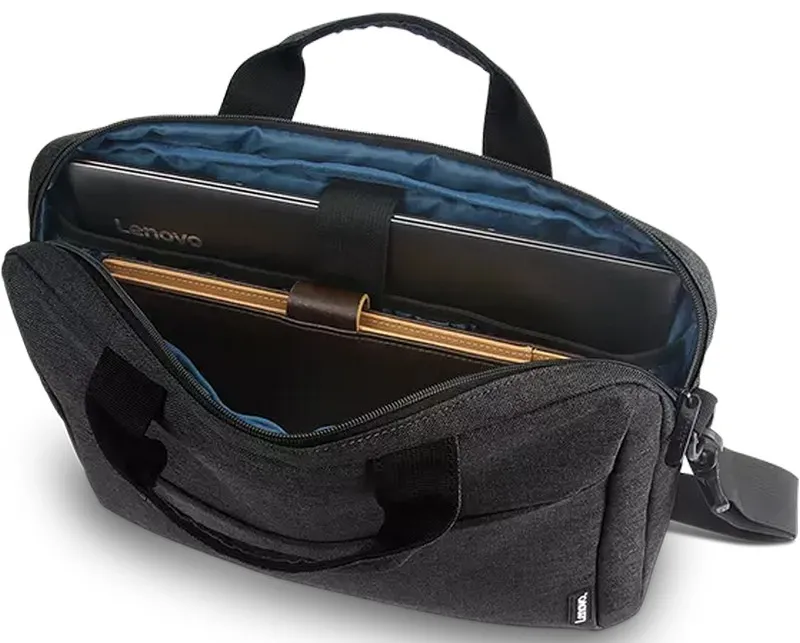 Geantă pentru Laptop Lenovo T210, 15,6", Poliester, Negru