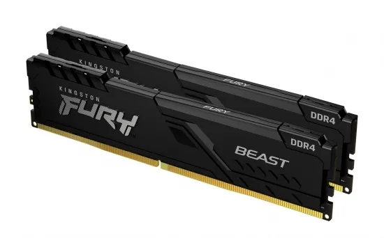 Memorie RAM Kingston FURY Beast, DDR4 SDRAM, 3733 MHz, 32GB, KF437C19BB1K2/32