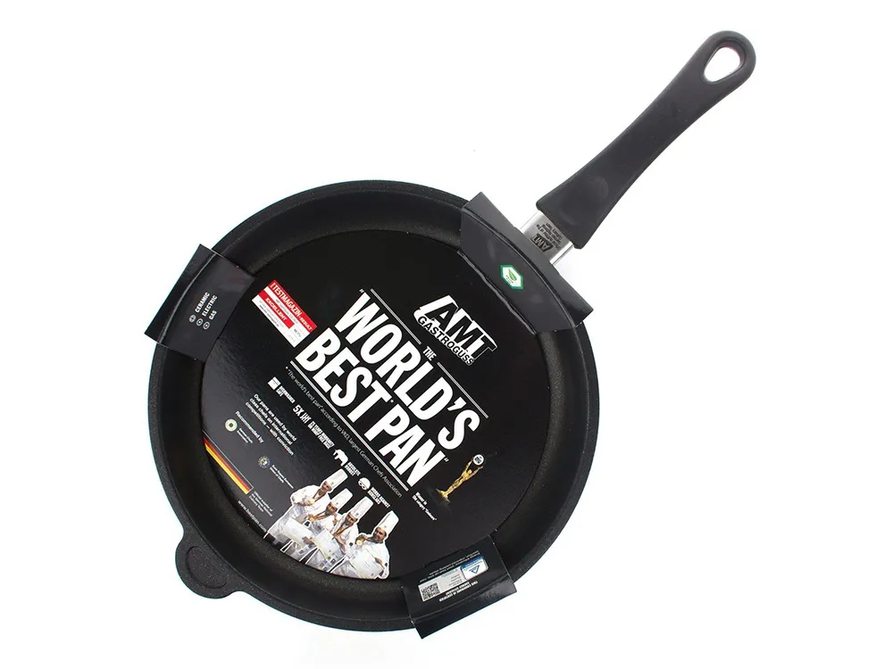 Tigaie AMT Gastroguss AMT-528-E, 1,9L, 28cm, Negru