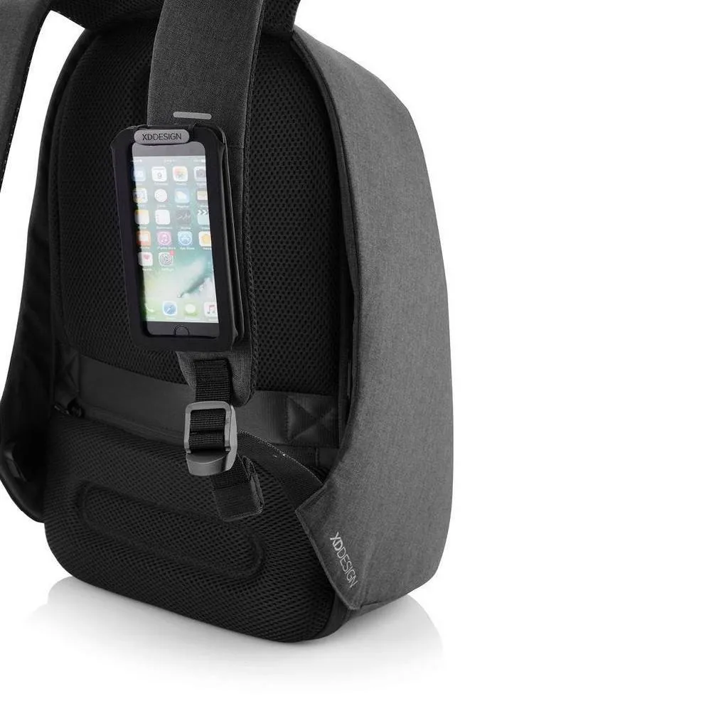 Rucsac pentru Laptop Bobby PRO, 15.6", Piele artificială, Negru