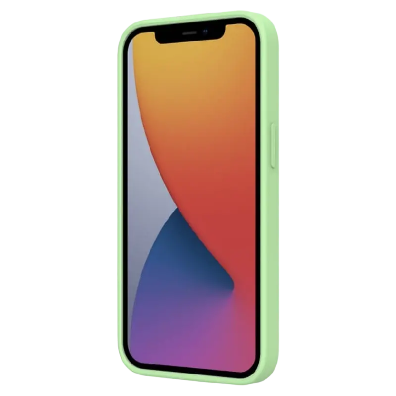 Husă Nillkin iPhone 13 Pro Max, CamShield Silky Silicone, Mint Green