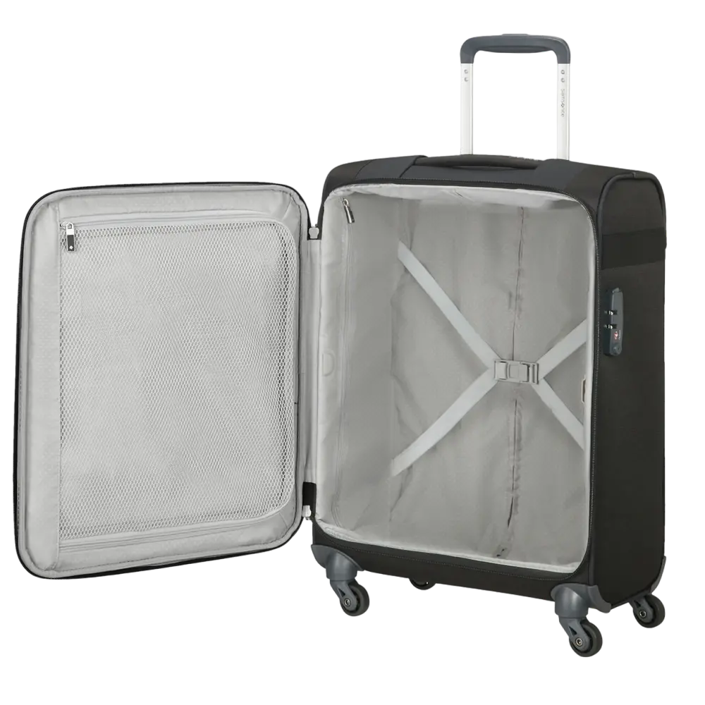 Valiza Samsonite CITYBEAT cu 4 roti 55/20 LENGTH 40CM negru