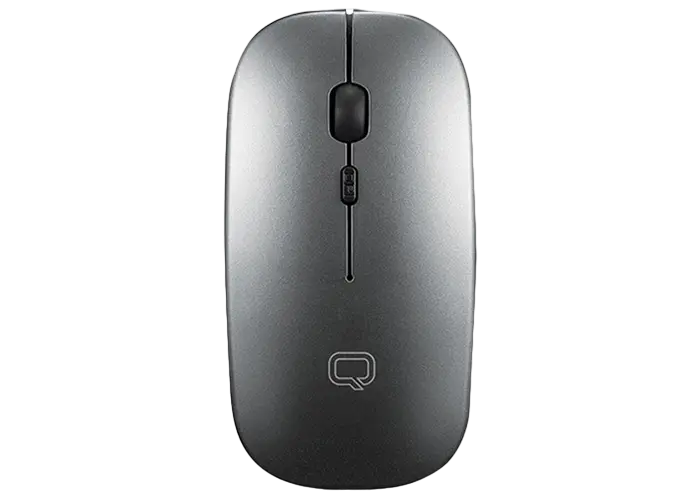 Set Tastatură + Mouse QUMO Paragon, Fără fir, Argintiu