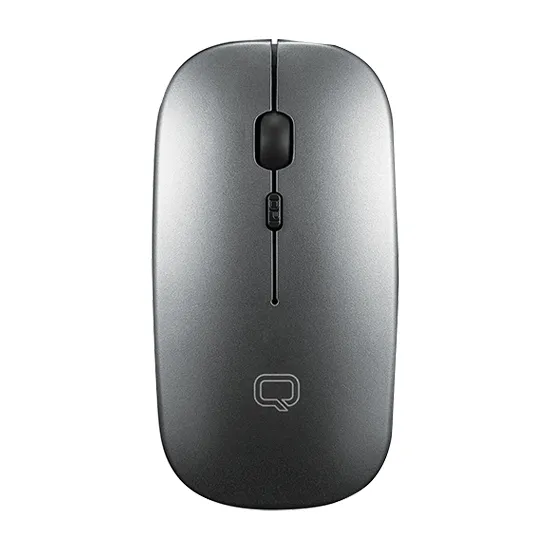 Set Tastatură + Mouse QUMO Paragon, Fără fir, Argintiu