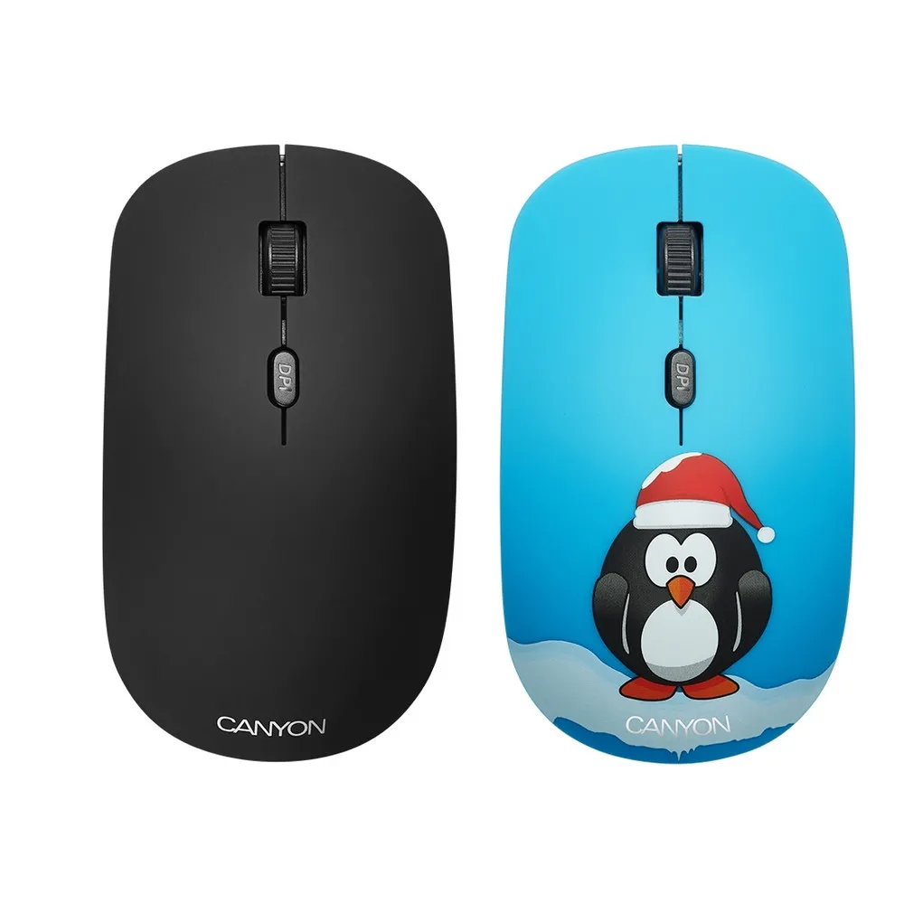 Mouse Wireless Canyon CND-CMSW400PG, Multicolor