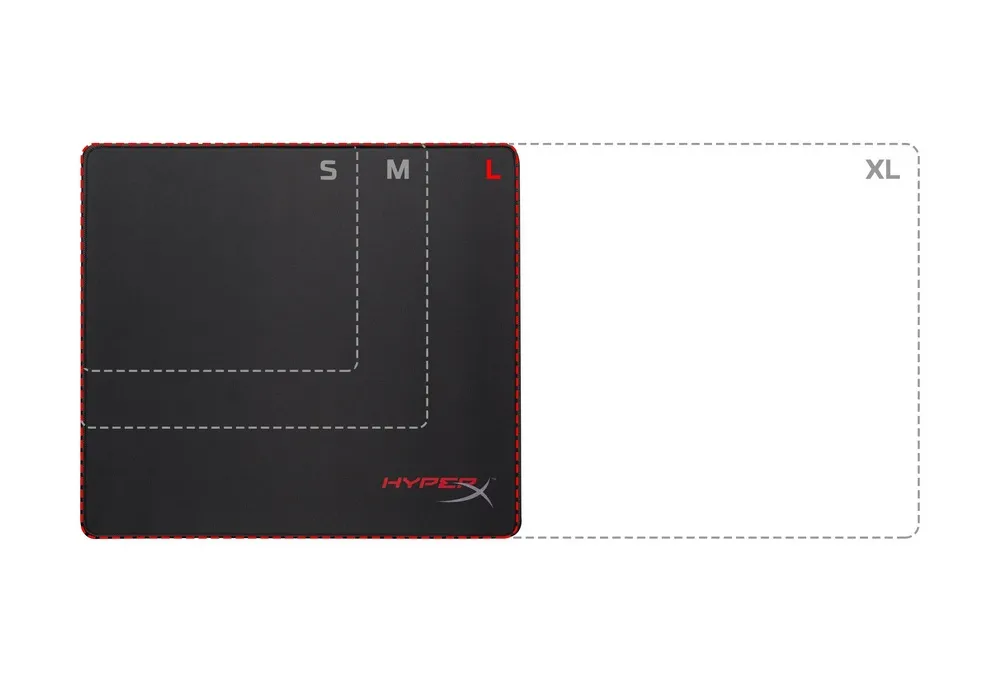 Mouse Pad pentru jocuri HyperX FURY S Pro, Large, Negru/Roșu