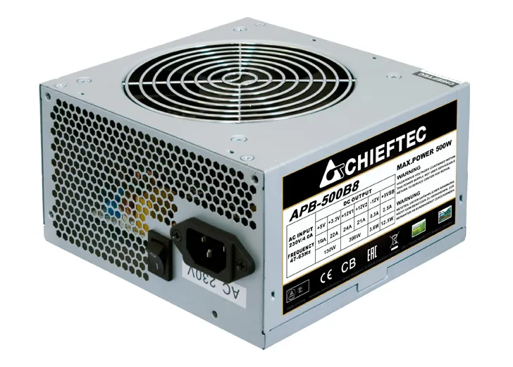 Sursă Alimentare PC Chieftec APB-500B8, 500W, ATX, --