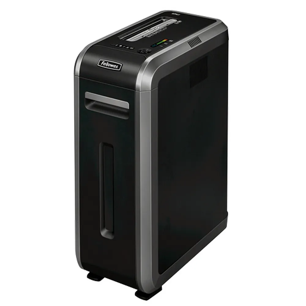 Fellowes  Powershred® 125Ci, DIN Level P-4, Cross4х38mm, Capacit.20sheets, Vol.53L. Paper Clips, DVD