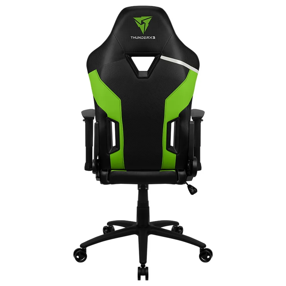 Scaun Gaming ThunderX3 TC3, PU Piele, Negru/Verde