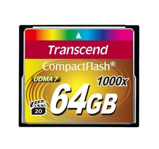 Card de Memorie Transcend CompactFlash 1000, 64GB (TS64GCF1000)