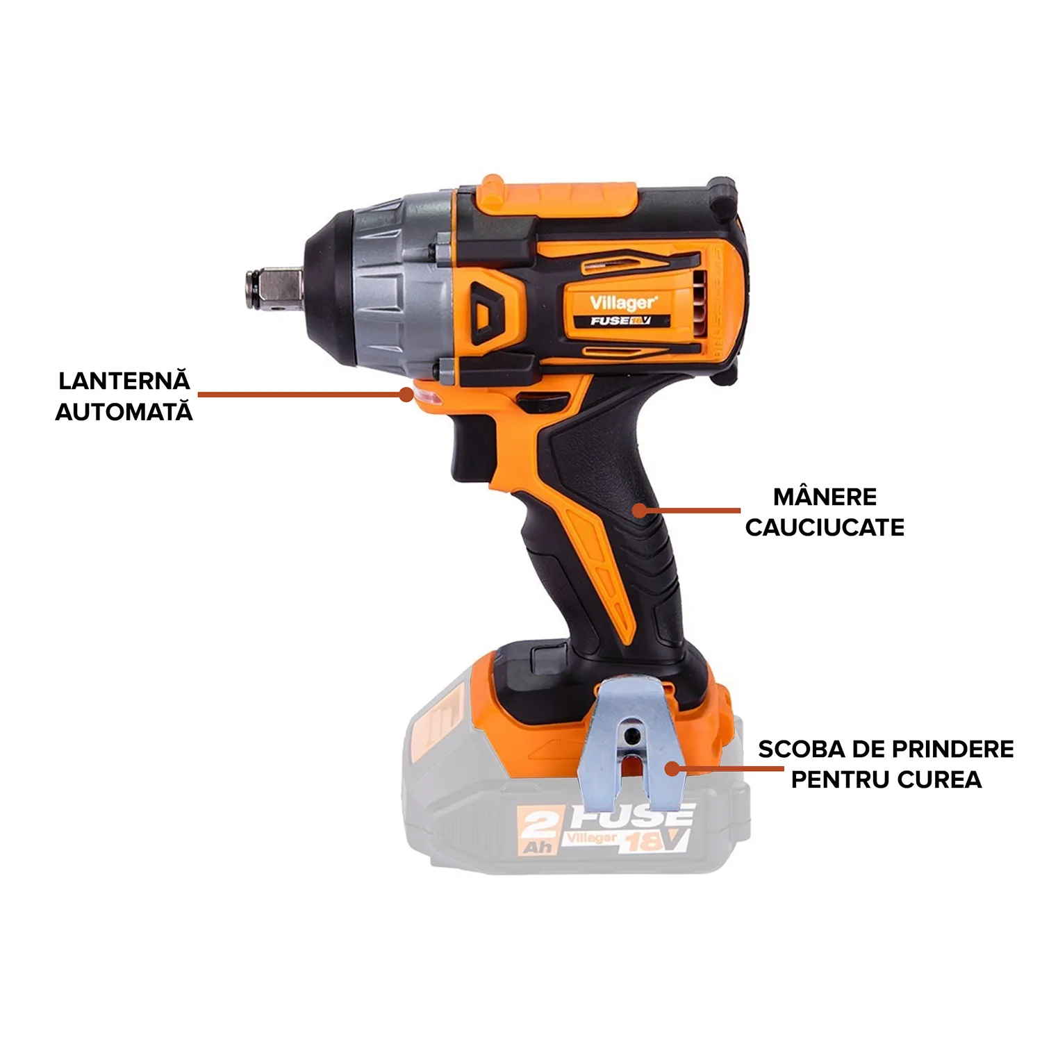 Masina insurubat cu impact pe acumulator VLP 5320 (fara baterie)