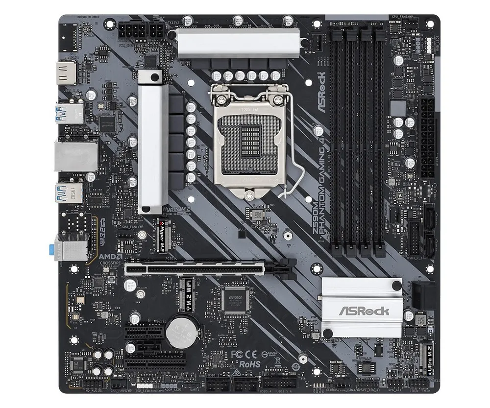 Placă de bază ASRock Z590M Phantom Gaming 4, LGA1200, Intel Z590, Micro-ATX