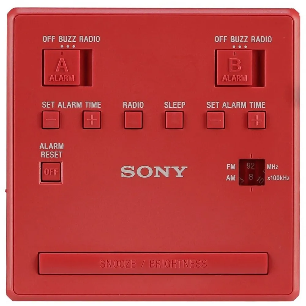 Difuzor Inteligent SONY ICF-C1T, Roșu